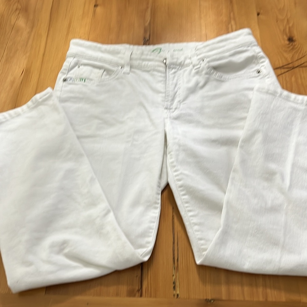CAMBIO PREMIUM JEANS "Norah" Limited Edition Comfy White Midrise ankle cut - Picture 4 of 9